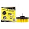 Drillbrush Cleaning Supplies - Scrub Brush - Bathroom Accessories - Drill Brush 4in-Lim-Yellow-Short-QC - alternate 1